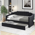 Upholstered Twin Daybed with Trundle