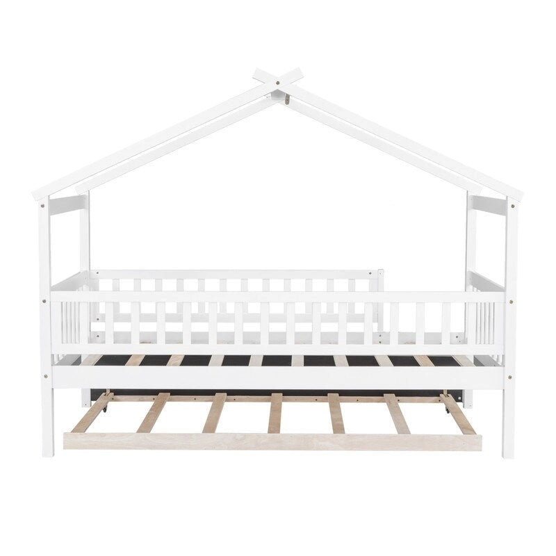 Kids House Bed Twin with Trundle