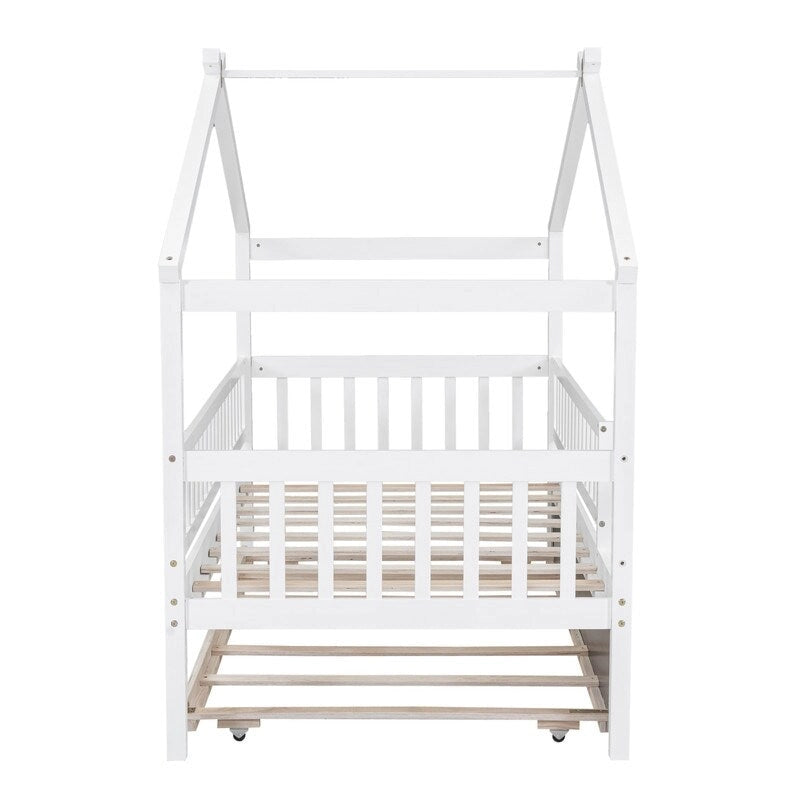 Kids House Bed Twin with Trundle