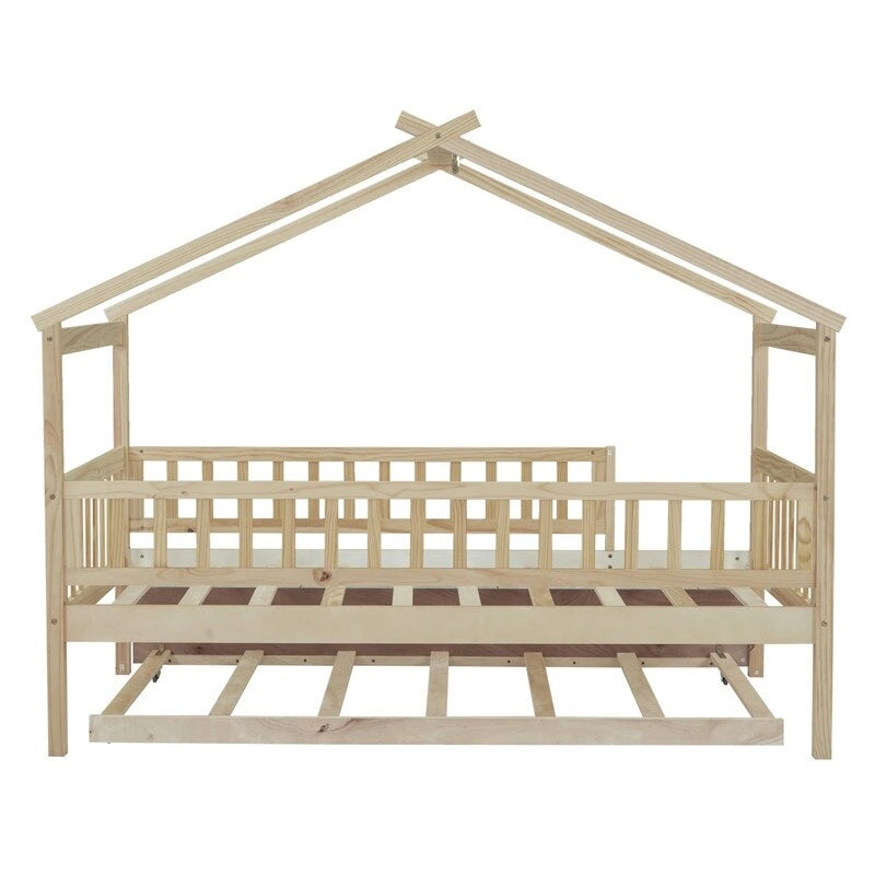 Kids House Bed Twin with Trundle