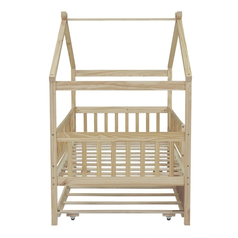 Kids House Bed Twin with Trundle