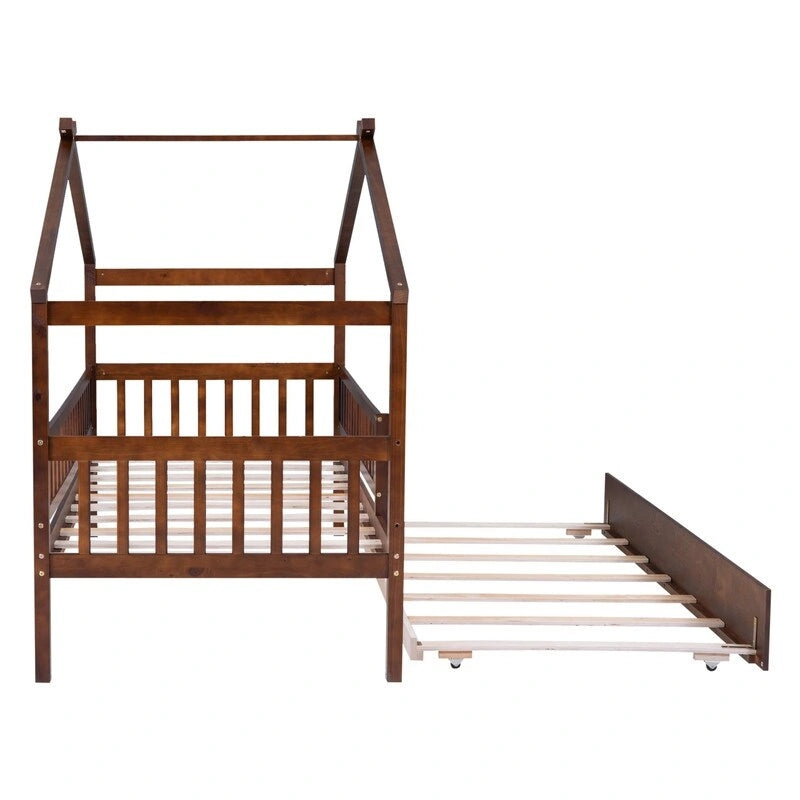 Kids House Bed Twin with Trundle
